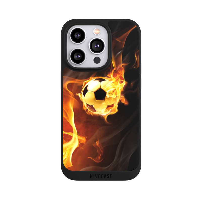 iPhone 14 Pro NIVOpure Fußball in Flammen