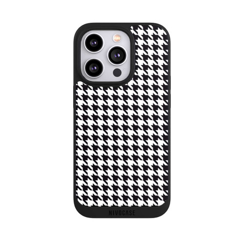 Apple iPhone 14 Pro NIVOpure Houndstooth black-white