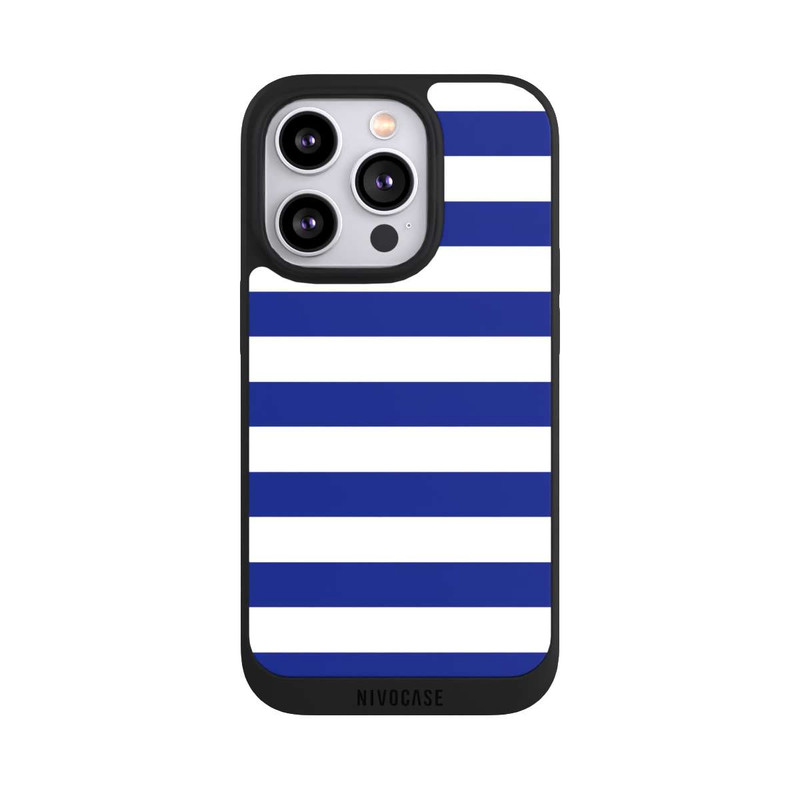 iPhone 14 Pro NIVOpure Sailorstripes Blau