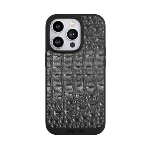 Apple iPhone 14 Pro NIVOpure Croco Noir