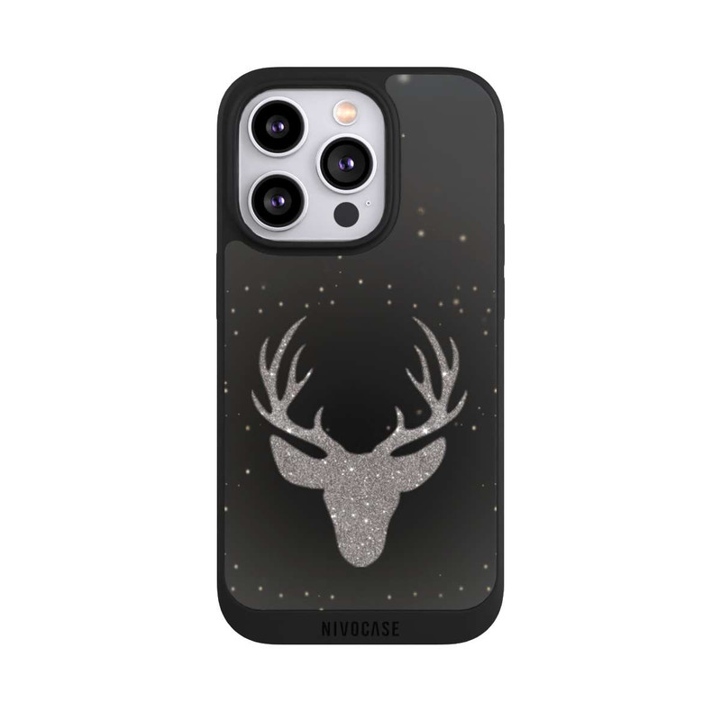 iPhone 14 Pro NIVOpure Hirsch Glitzer Look