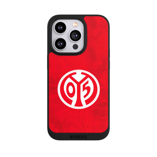 Apple iPhone 14 Pro NIVOpure Mainz 05 Rot Grunge