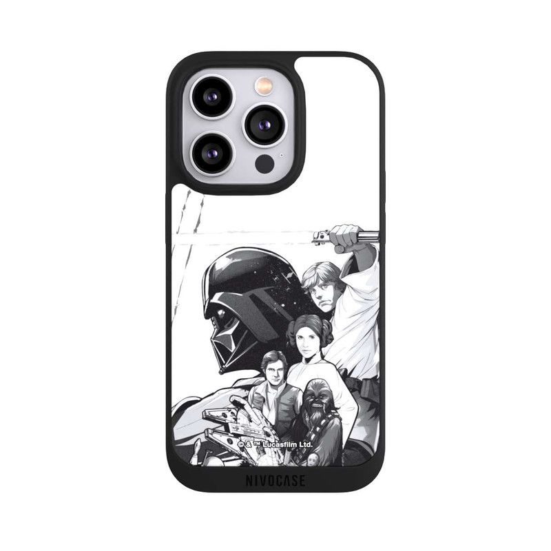 iPhone 14 Pro NIVOpure Star Wars Characters - Black and White