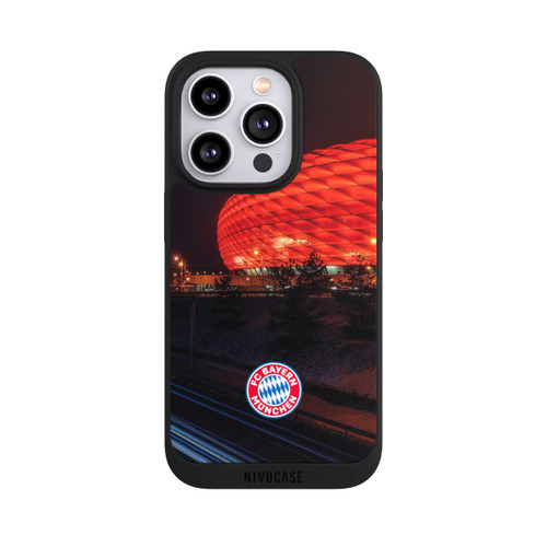 Apple iPhone 14 Pro NIVOpure Allianz Arena bei Nacht FCB