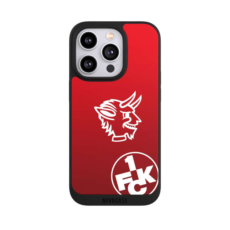 iPhone 14 Pro NIVOpure Teufelskopf FCK auf Rot
