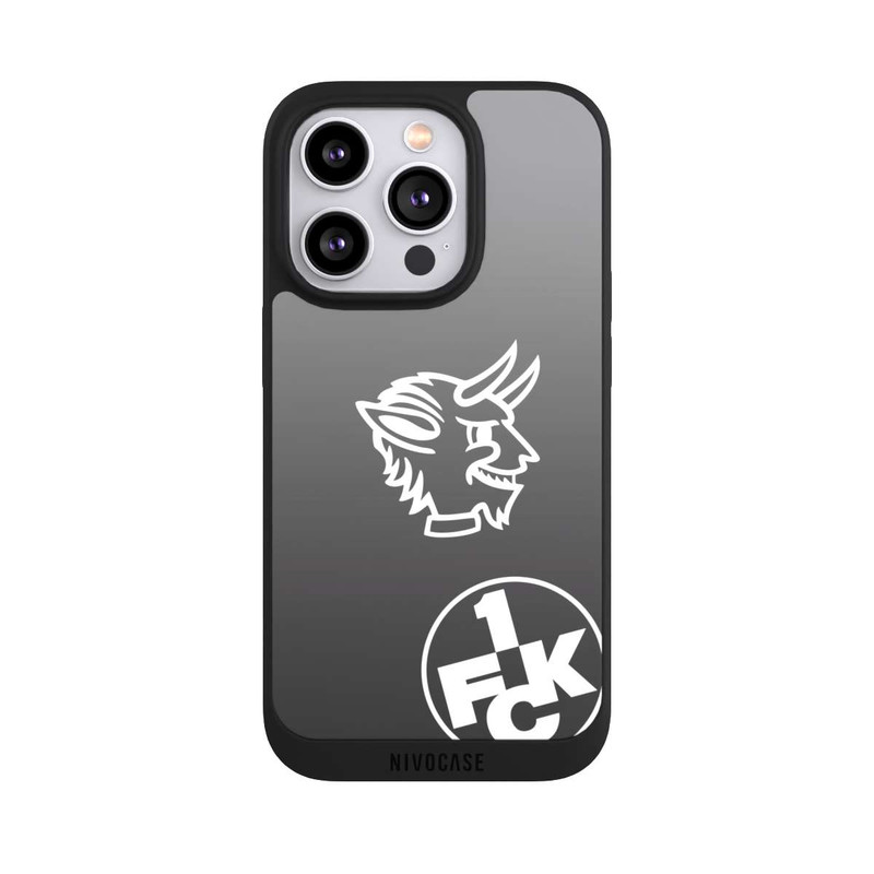 iPhone 14 Pro NIVOpure Teufelskopf FCK auf Schwarz