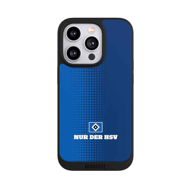 iPhone 14 Pro NIVOpure Nur der HSV - Trame de losange bleue