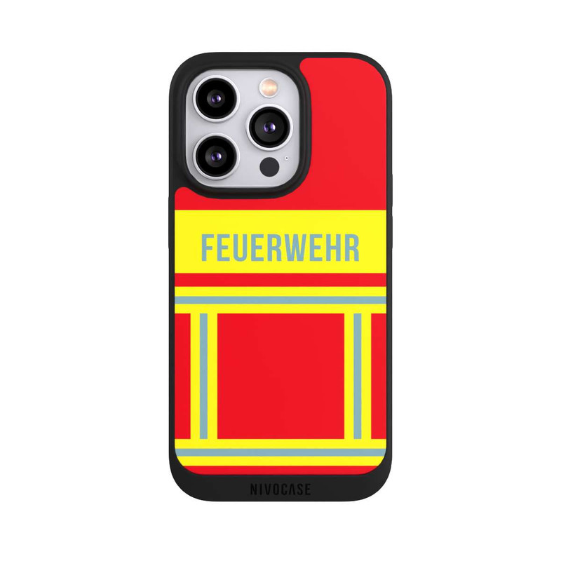 iPhone 14 Pro NIVOpure Rote Feuerwehr Jacke