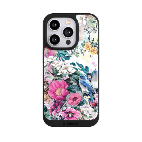 Apple iPhone 14 Pro NIVOpure Oiseaux et fleurs