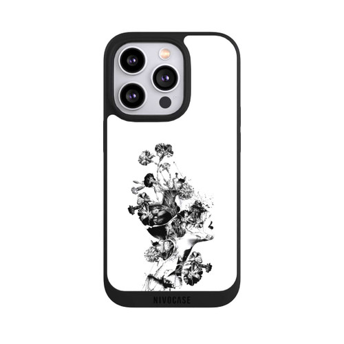 Apple iPhone 14 Pro NIVOpure Brisé Noir/Blanc