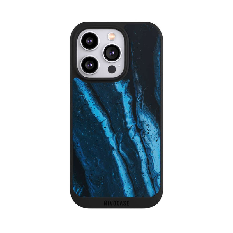 iPhone 14 Pro NIVOpure Blue oil texture