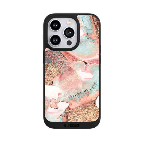 Apple iPhone 14 Pro NIVOpure Joli imprimé doré à l'encre