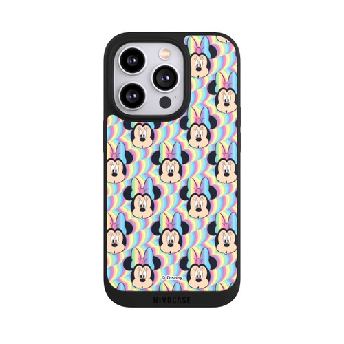Apple iPhone 14 Pro NIVOpure Minnie Visages d'arc-en-ciel