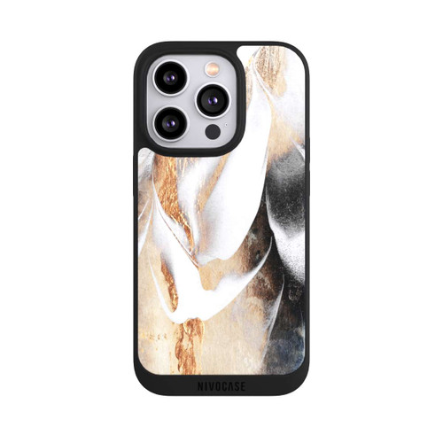 Apple iPhone 14 Pro NIVOpure Apaisez votre âme Gold Print