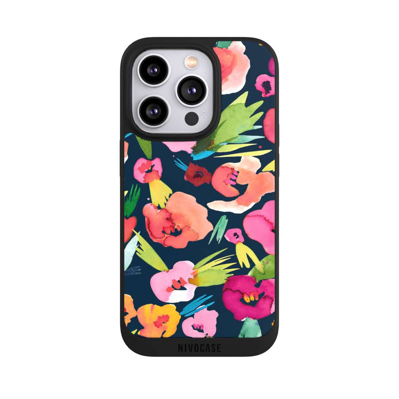iPhone 14 Pro NIVOpure Watercolor Tropical Flowers