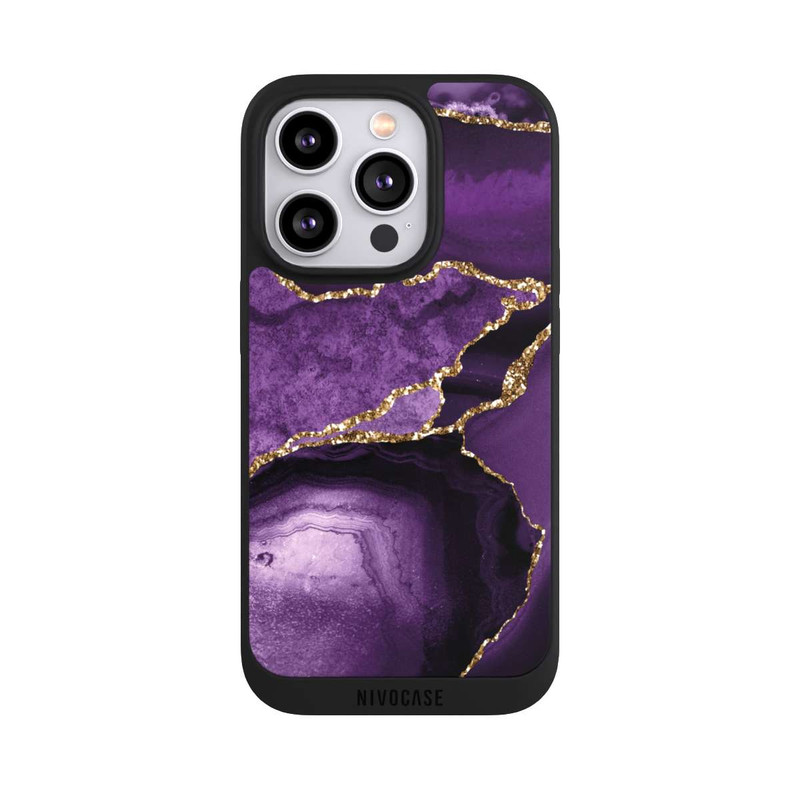 iPhone 14 Pro NIVOpure Lila Marmor Landschaft