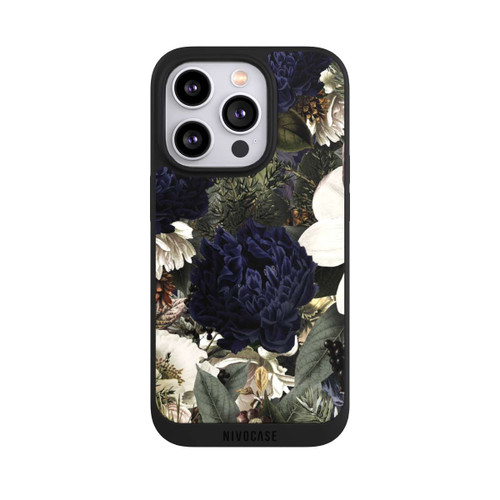 Apple iPhone 14 Pro NIVOpure Dunkle Mitternachts Barock Vintage Blumen