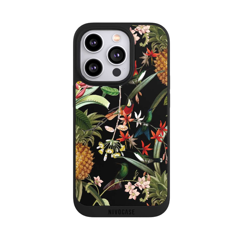iPhone 14 Pro NIVOpure Exotische Blumen Paradiesvogel