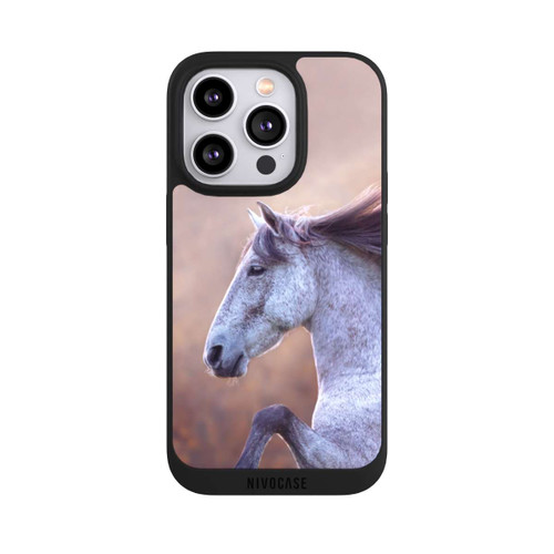 Apple iPhone 14 Pro NIVOpure Cheval sauvage blanc