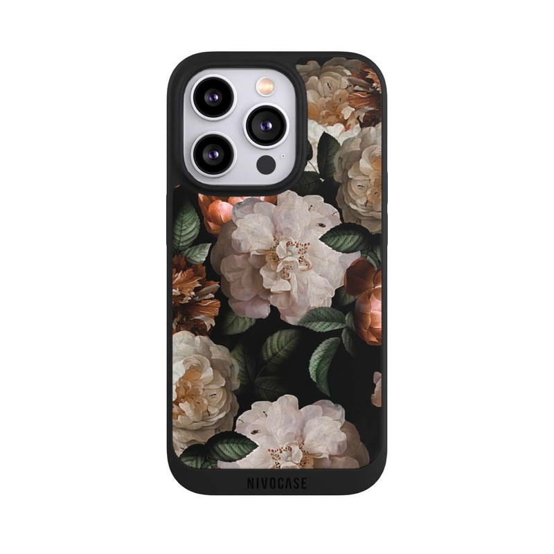 iPhone 14 Pro NIVOpure Roses de cuivre Fond d'écran