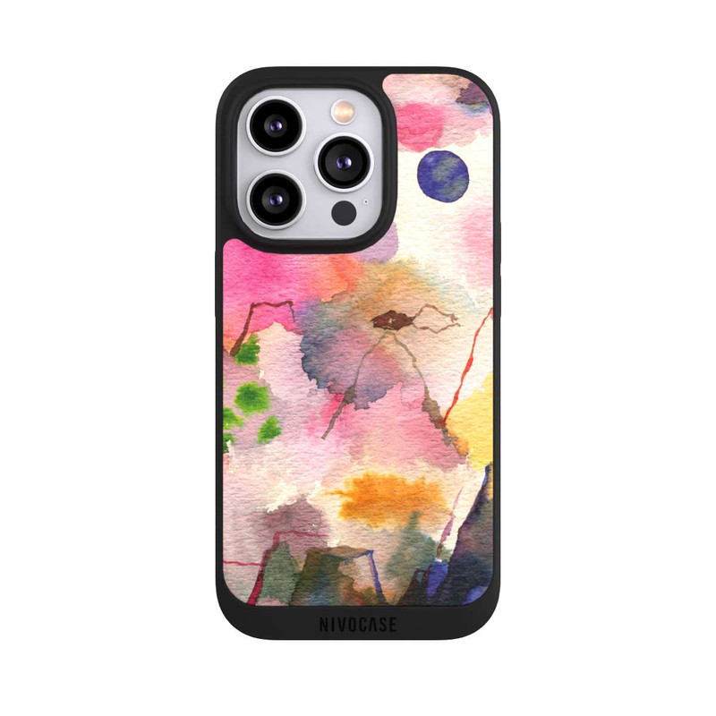 iPhone 14 Pro NIVOpure Watercolor Colorful Mountains