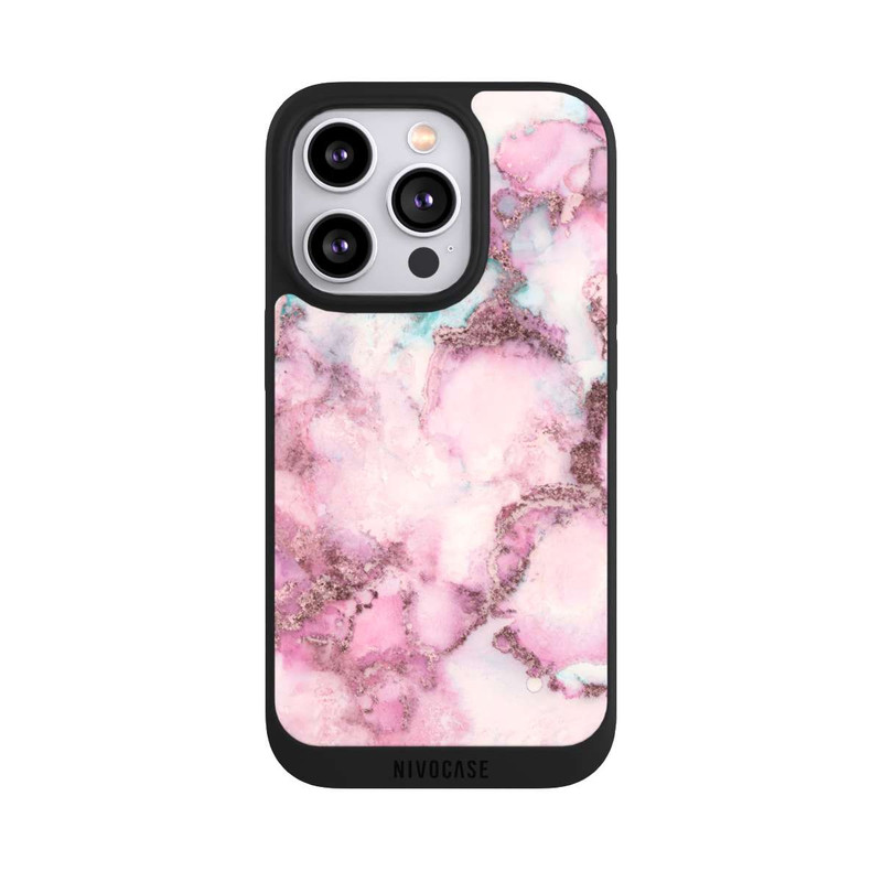 iPhone 14 Pro NIVOpure Encre tourbillonnante rose