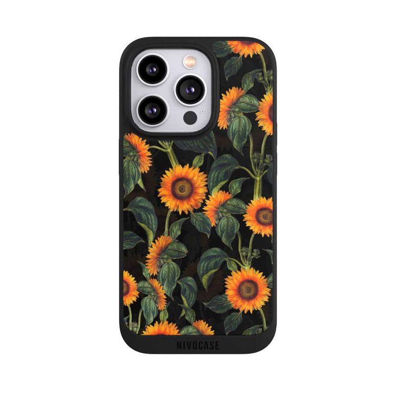 iPhone 14 Pro NIVOpure Sonnenblume schwarz