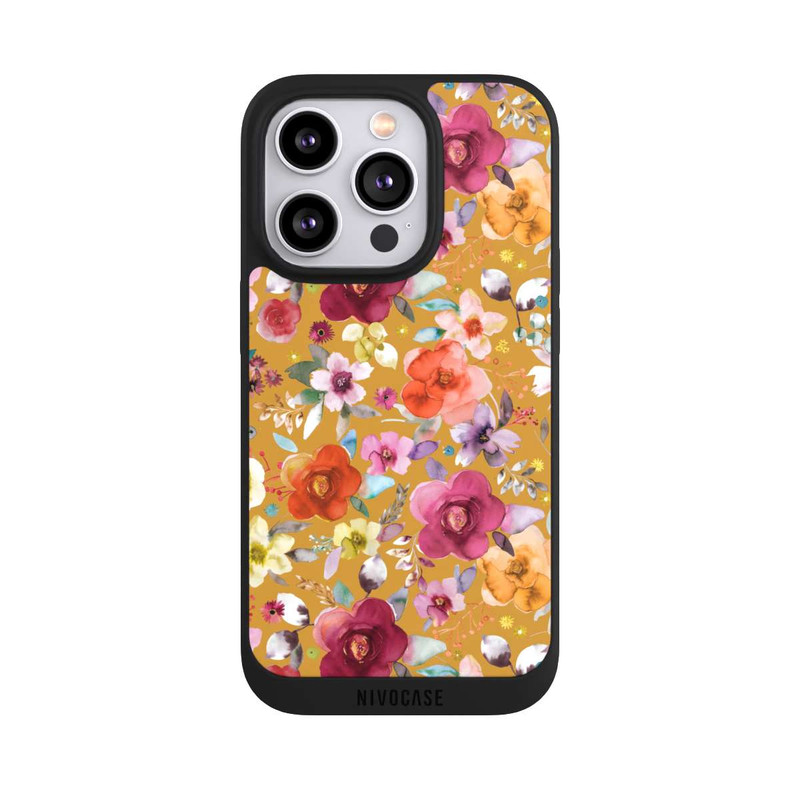 iPhone 14 Pro NIVOpure Spring Floral Bouquets Mustard