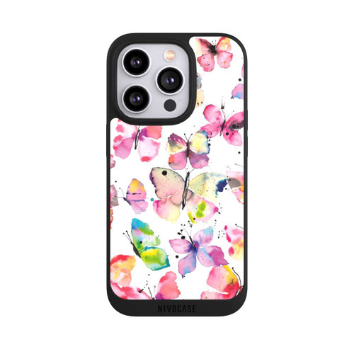 Apple iPhone 14 Pro NIVOpure Watercolor Spring Butterflies