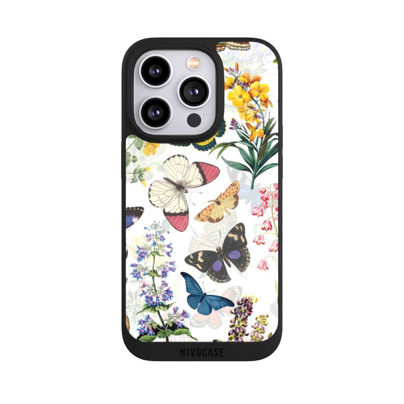 iPhone 14 Pro NIVOpure Fleurs des champs et papillons