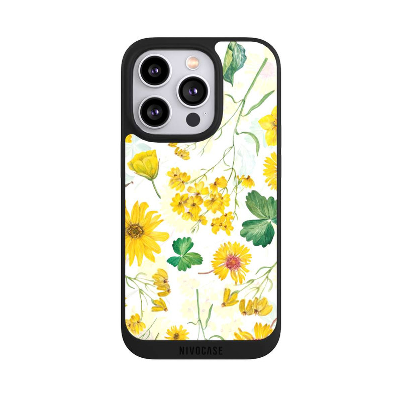 iPhone 14 Pro NIVOpure Fleurs Jaunes du Printemps