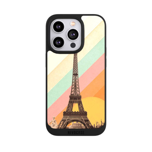 Apple iPhone 14 Pro NIVOpure Tour Eiffel arc-en-ciel