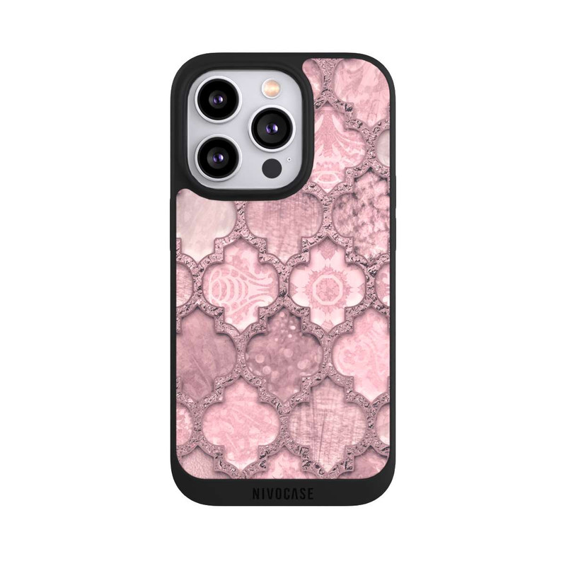iPhone 14 Pro NIVOpure Tuile Maroc Rose