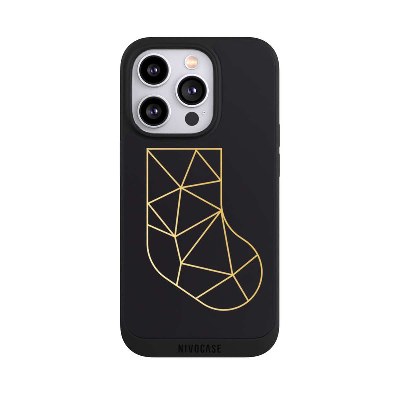 iPhone 14 Pro NIVOpure Gold Polygonal Sock