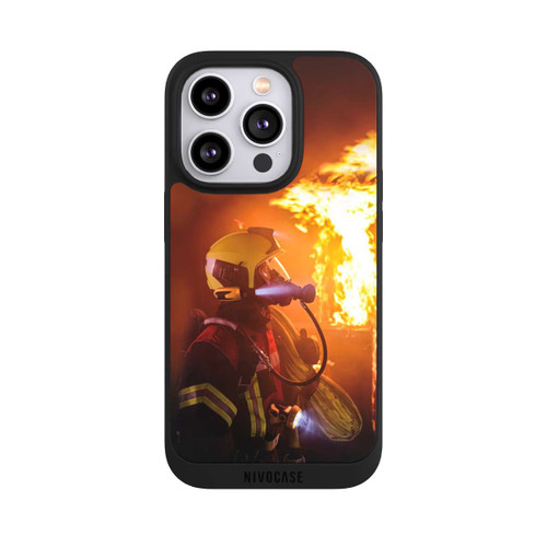 Apple iPhone 14 Pro NIVOpure Firefighter Looking Up Explosion