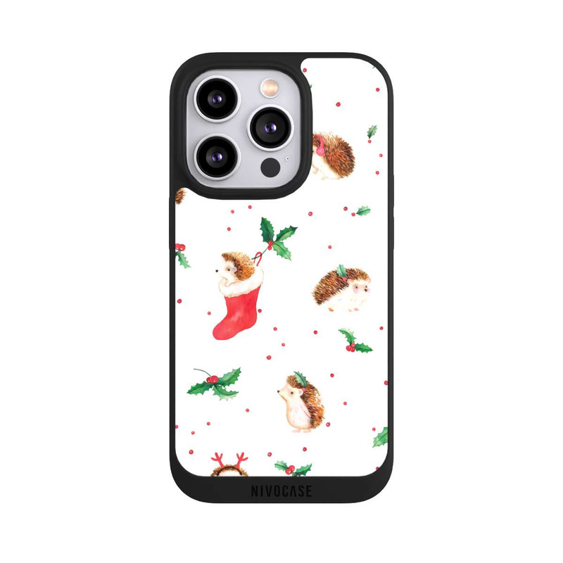 iPhone 14 Pro NIVOpure Christmas Cute Hedgehog