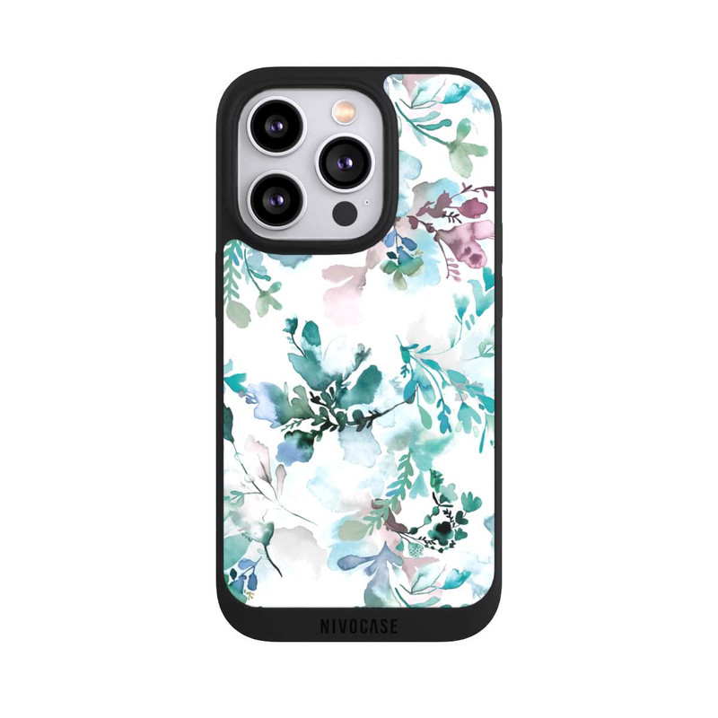 iPhone 14 Pro NIVOpure Zarte Herbstblumen Eukalyptus