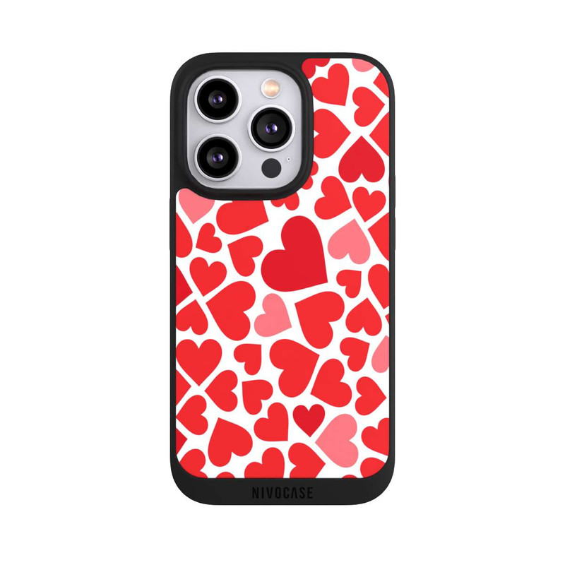 iPhone 14 Pro NIVOpure Hearts Patterns