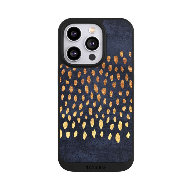 iPhone 14 Pro NIVOpure Pattern Play-Gold and Navy