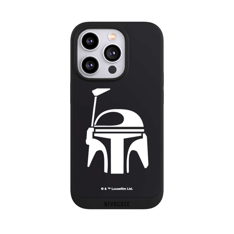 iPhone 14 Pro NIVOpure Boba Fett Helm Schwarz