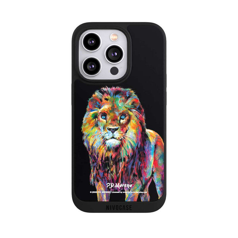 iPhone 14 Pro NIVOpure Lion Colorful Art par P.D. Moreno