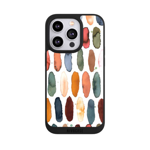 Apple iPhone 14 Pro NIVOpure Aquarellstriche aus mineralischem Terrakotta