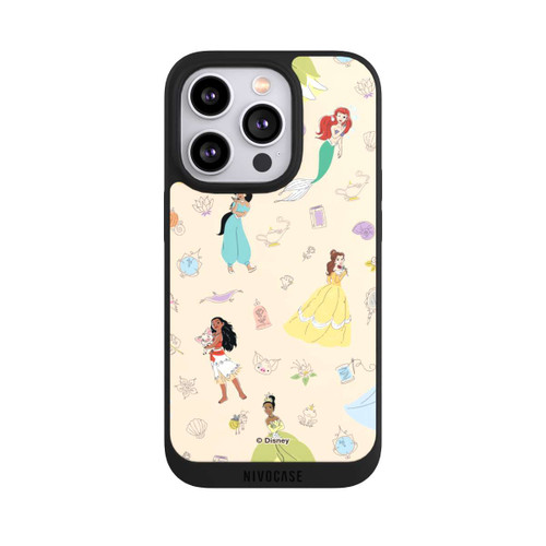 Apple iPhone 14 Pro NIVOpure Princess Pattern Beige Disney Princess