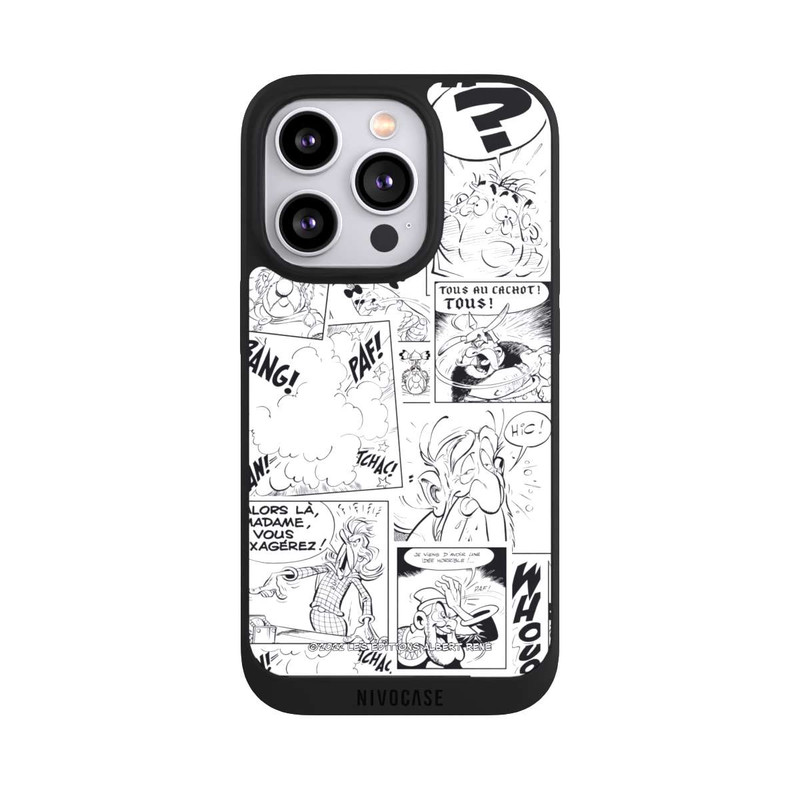 iPhone 14 Pro NIVOpure BD Astérix Blanc & Noir