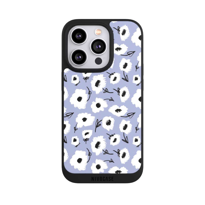 iPhone 14 Pro NIVOpure Pattern Fleurs Lilas