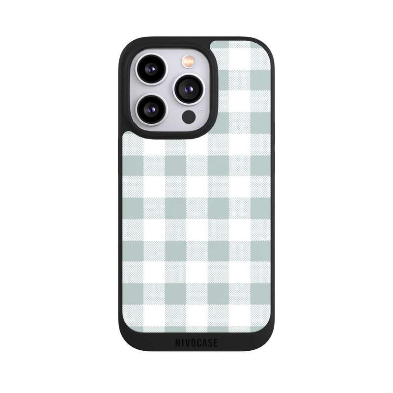 iPhone 14 Pro NIVOpure Muster Petrol