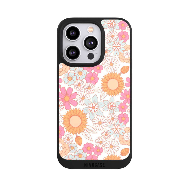 iPhone 14 Pro NIVOpure Fleurs Bohémienne Rétro 1