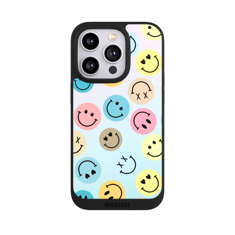 iPhone 14 Pro NIVOpure Emotes le Rose & Bleu
