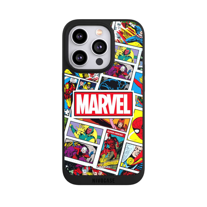 iPhone 14 Pro NIVOpure Marvel Comic Pattern