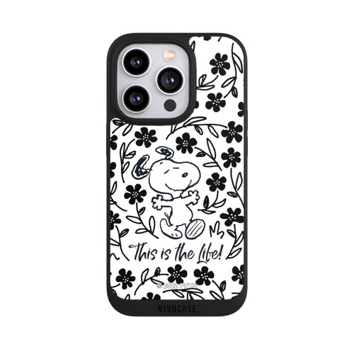 Apple iPhone 14 Pro NIVOpure Snoopy Black and White This Is The Life